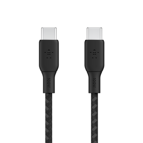 USB-C 至 USB-C 100W 連接線, Black, hi-res